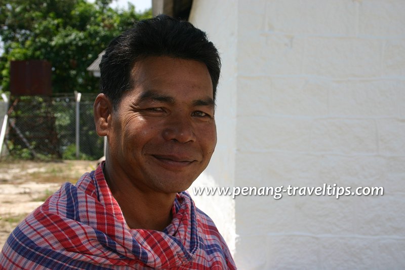 The caretaker at the Muka Head Lighthouse