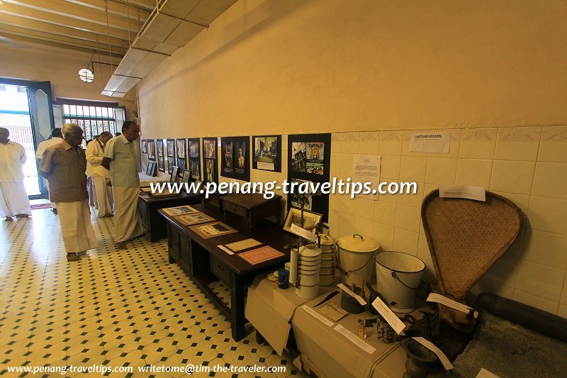 Hall where the Chettiar clerical staff conduct their money-lending business