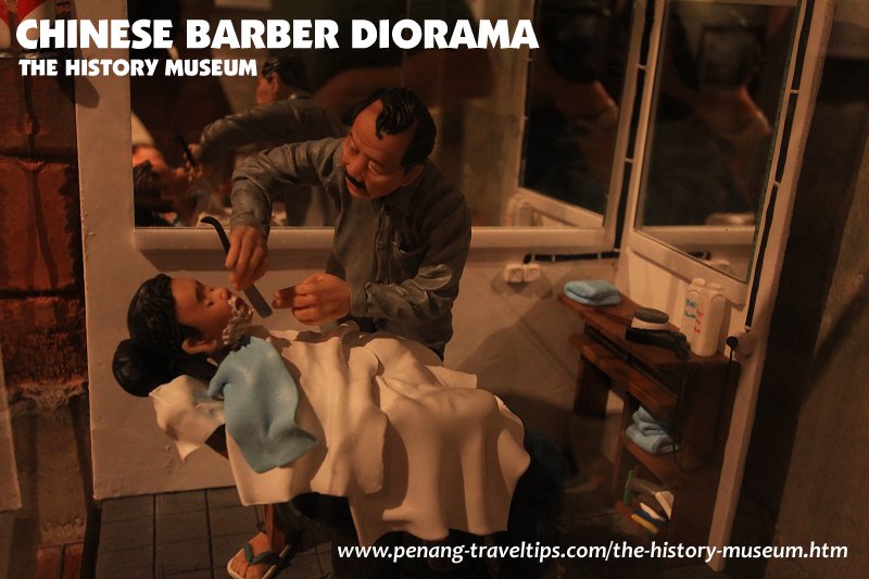 Chinese Barber diorama