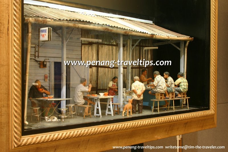 Framed work of the McNair Street Porridge Stall