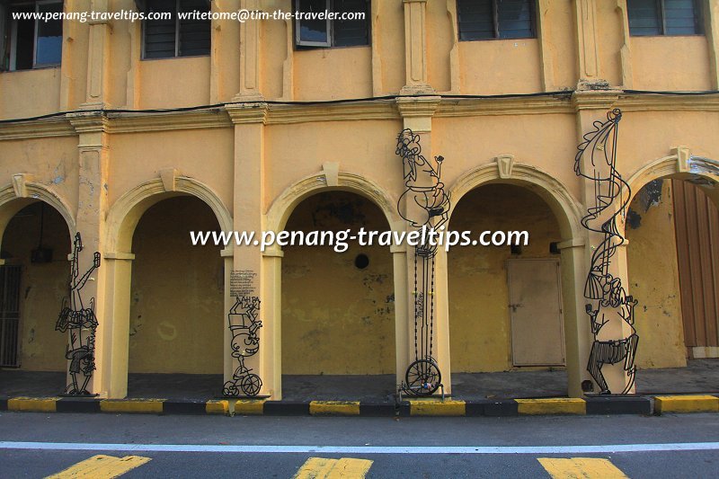 Chingay Procession Sculpture, Prangin Road Ghaut, George Town