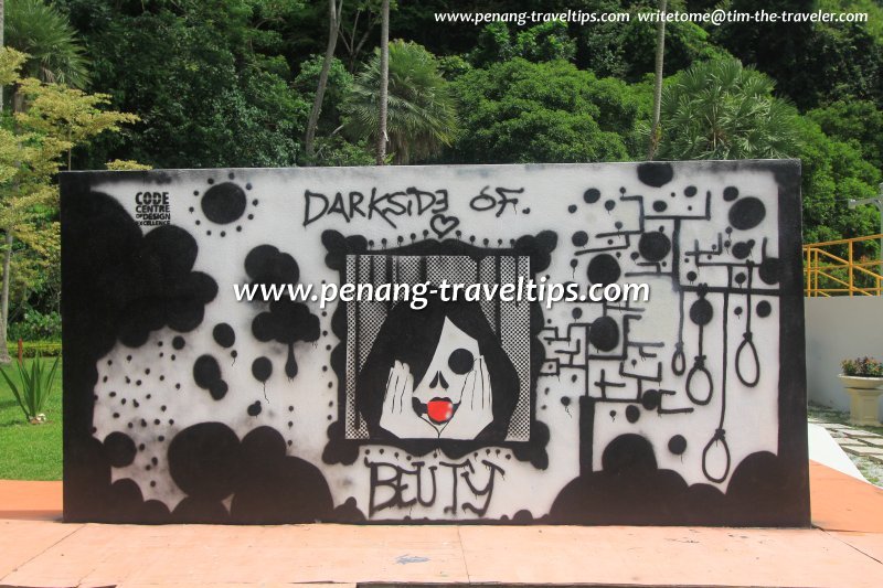 Graffiti art by CODE KDU at Penang Graffiti Park