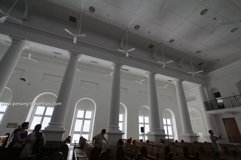 Interior columns of the St George's Church