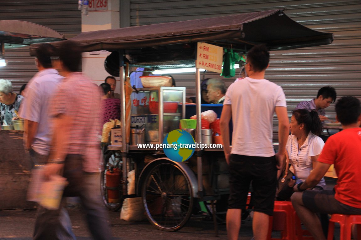 Curry mee stall at Cheapside Hawker Centre