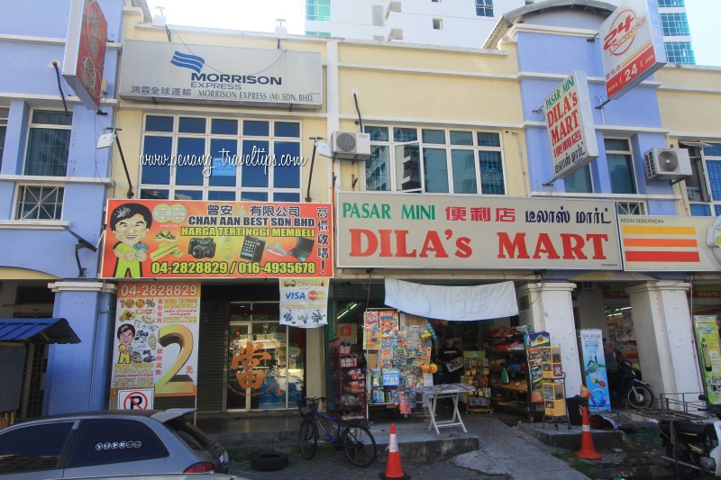 Dila's Mart, Jelutong, Penang