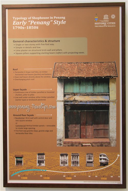 Early Penang Style Architecture