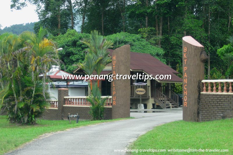 Entrance to Hutan Lipur Bukit Panchor