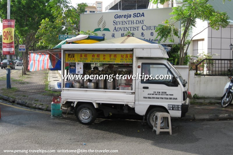 The bak chang stall at the Tavoy Road junction