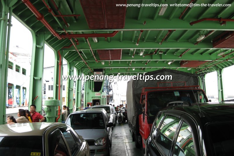 Ferry vehicular deck