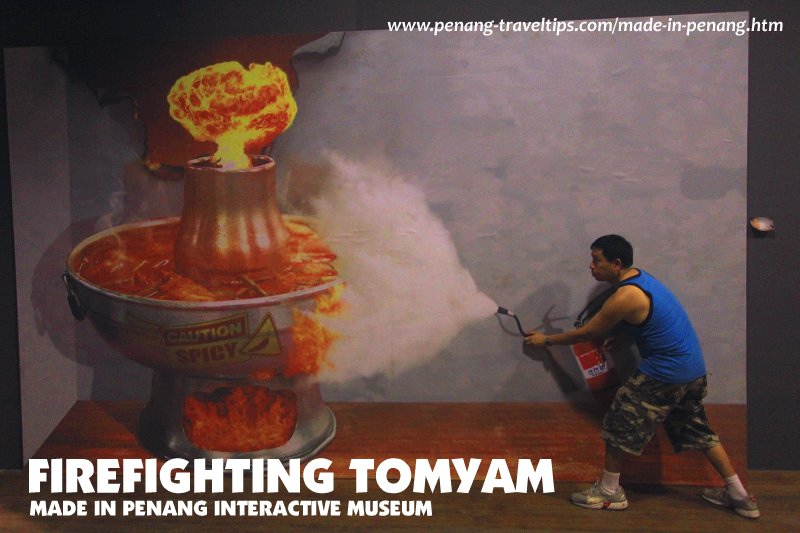 Firefighting Tomyam Mural, Made In Penang Interactive Museum