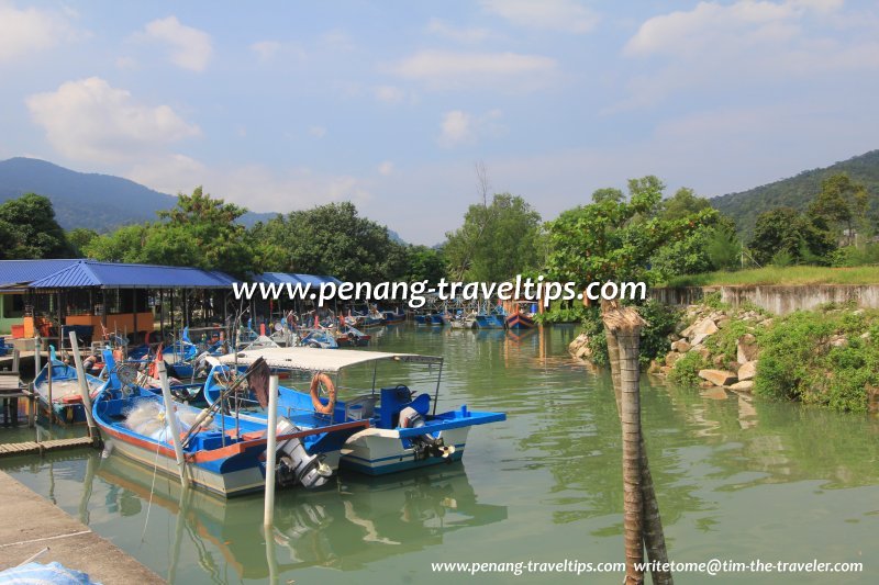 Fishing boats at Teluk Awak