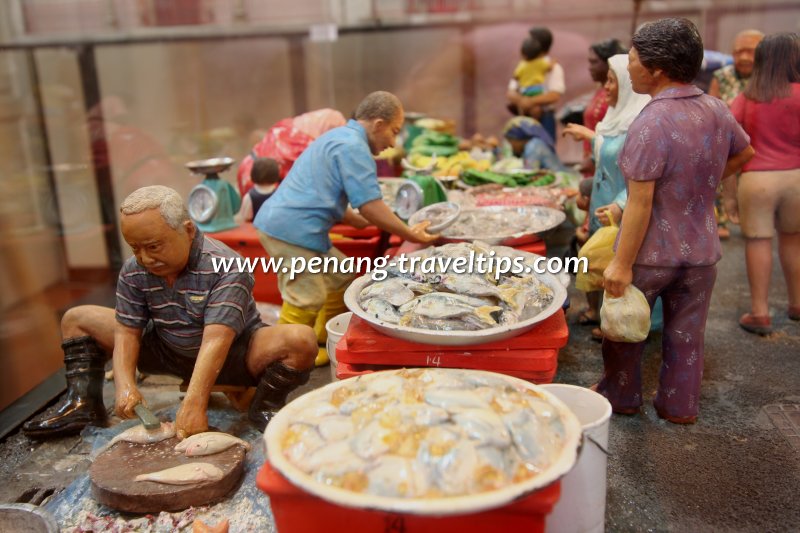 Fishmonger diorama