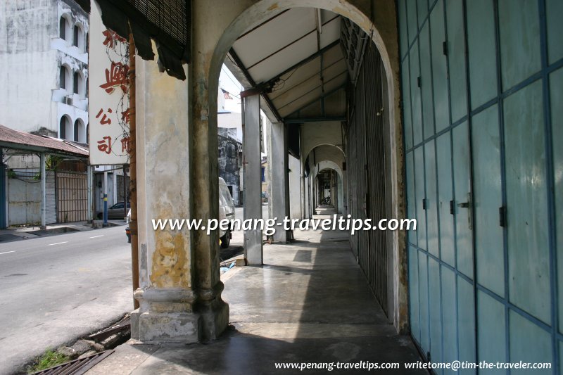 A five-foot way in George Town, Penang