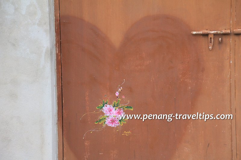 Flowered Heart Mural