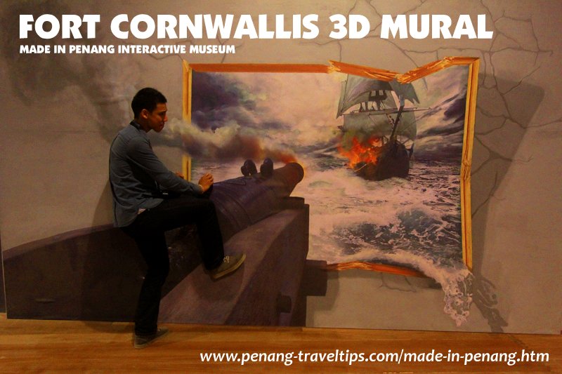 Fort Cornwallis 3D Mural