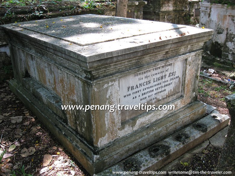 Francis Light's Tomb, Protestant Cemetery, Penang