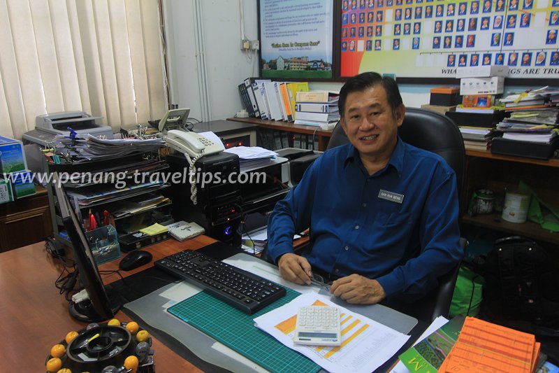 Mr Gan Hua Beng, the headmaster of Methodist Boys School