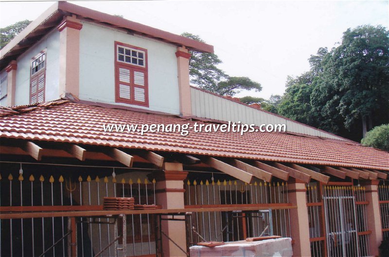 A new roof in place at Gandhiji Ashram