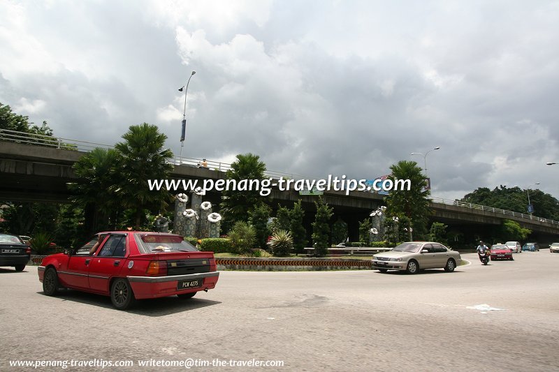 Gelugor Roundabout before beautification