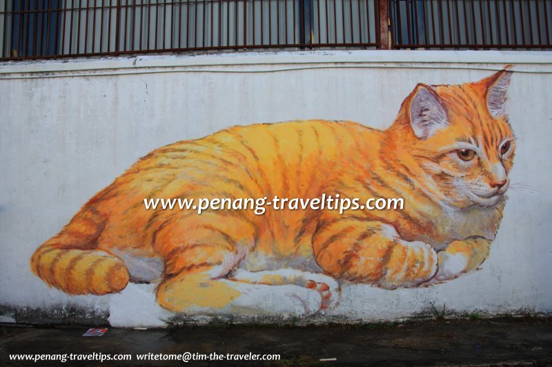 The Giant Cat mural