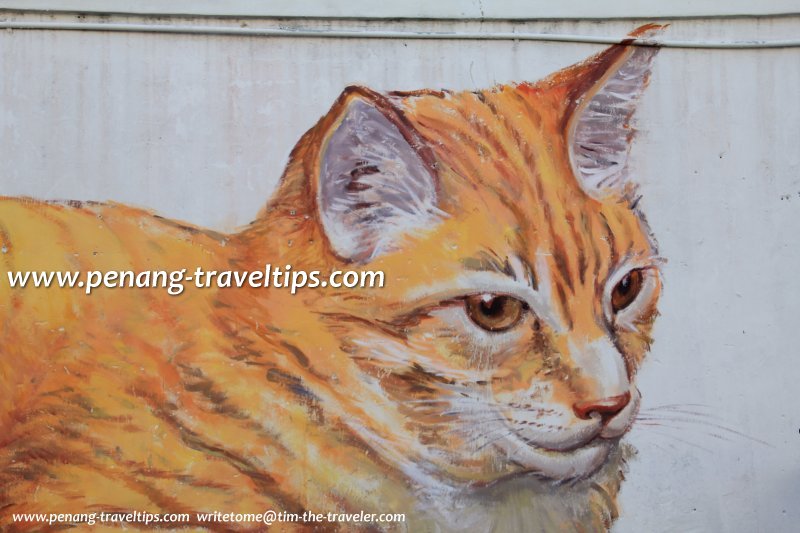 The Giant Cat mural