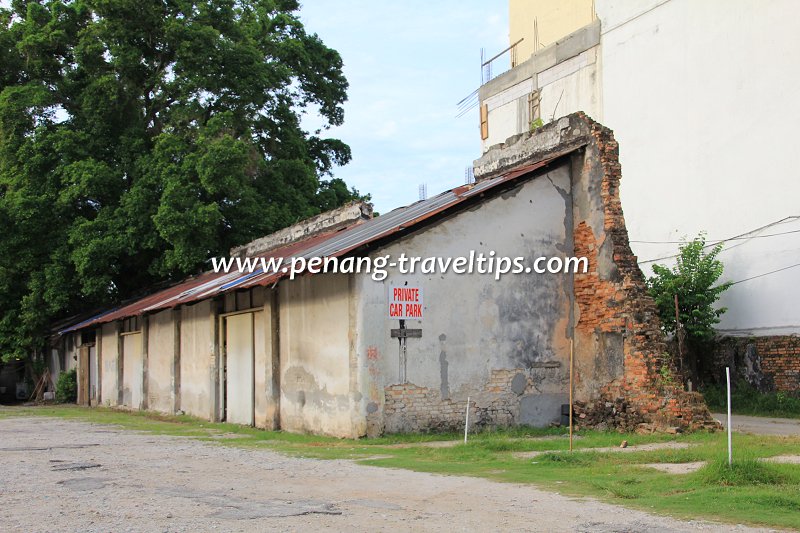 Remains of a godown off Victoria Street, George Town