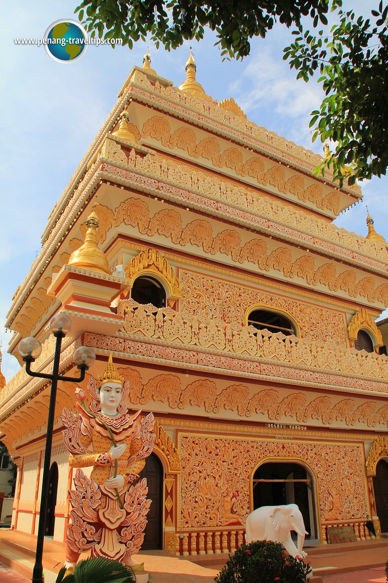 Golden Pagoda Bell Tower, Dhammikarama Temple