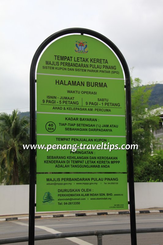 Green Parking Notice Board