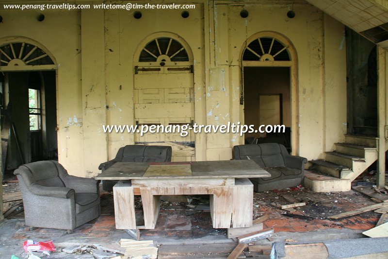 Hallway and porch area at Farquhar Street Mission House in 2010