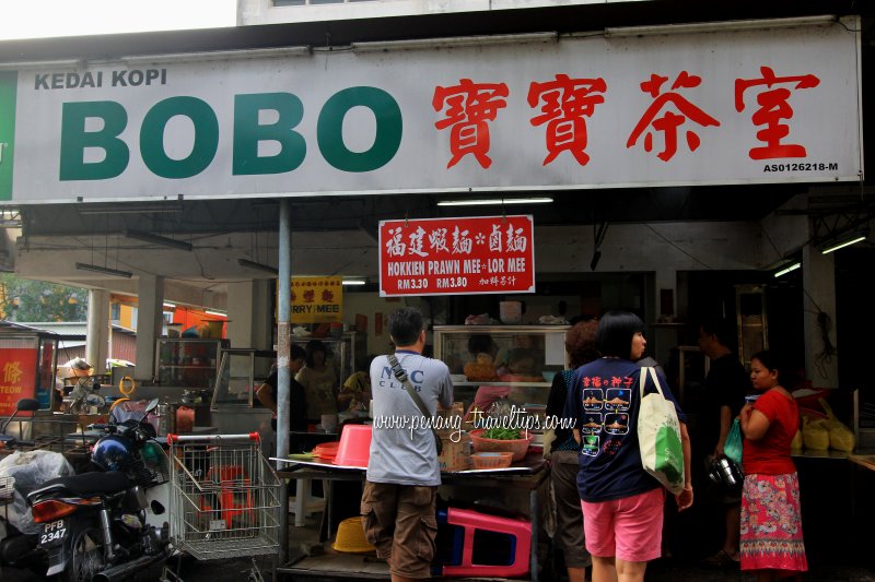 The Hokkien Mee stall at Kedai Kopi Bobo