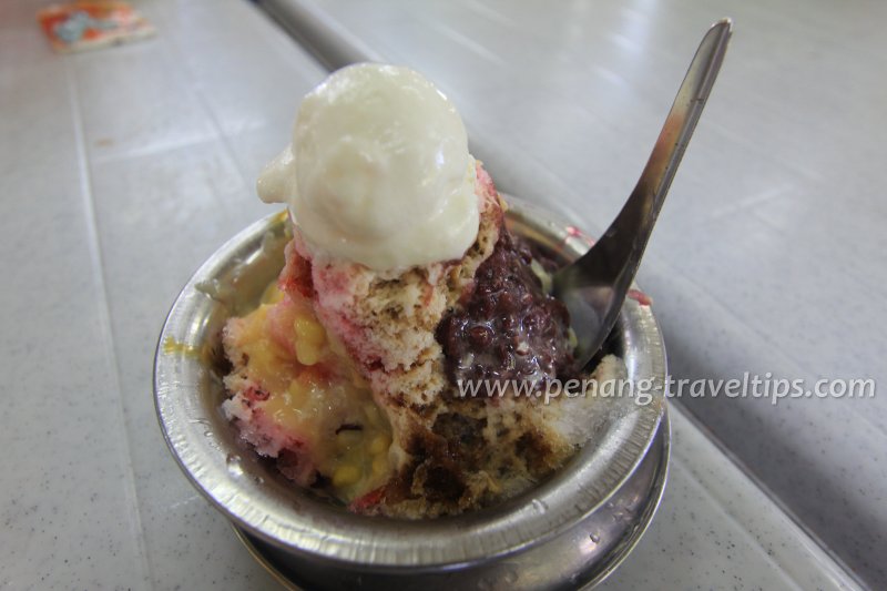 Ice kacang, Fort Cornwallis Food Court