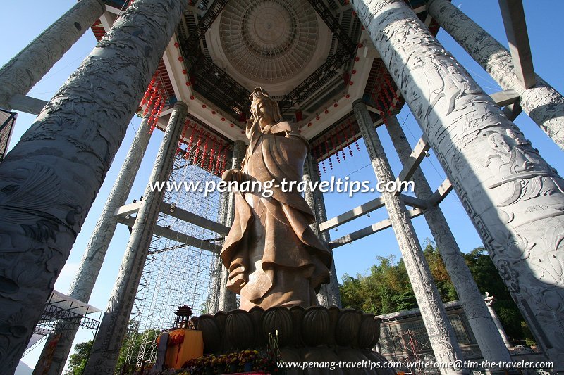 In the Kuan Yin pavilion