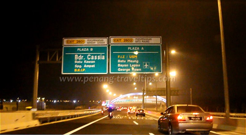 Integrated Toll Plaza Signage