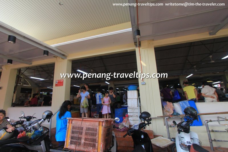 Interior of Jelutong Market