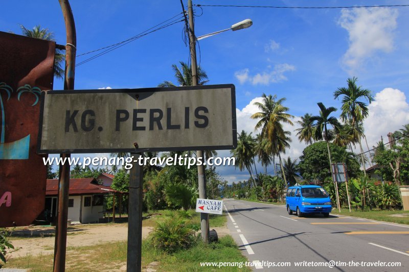Kampung Perlis sign