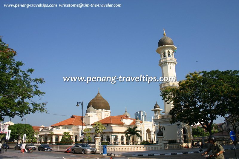 View of Masjid Kapitan Keling from Pitt Street