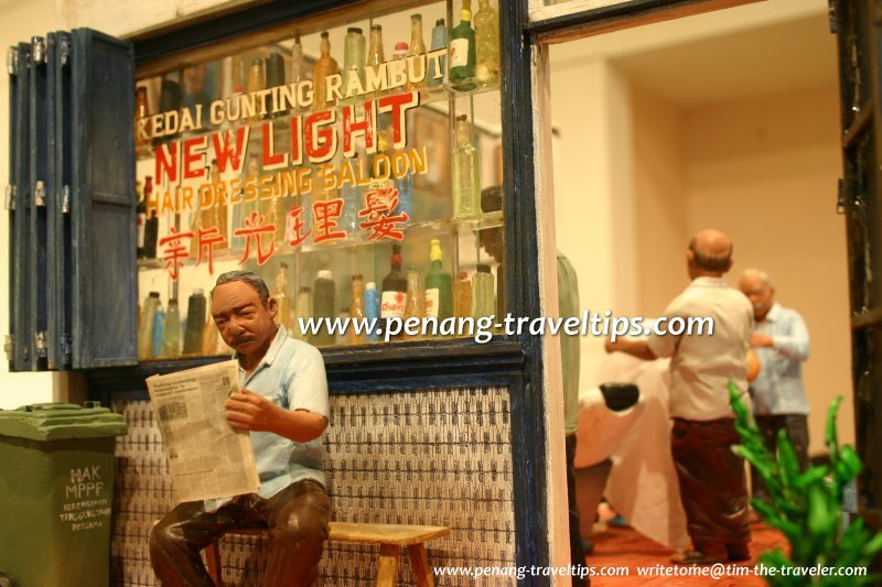 Diorama of New Light Hair Dressing Salon