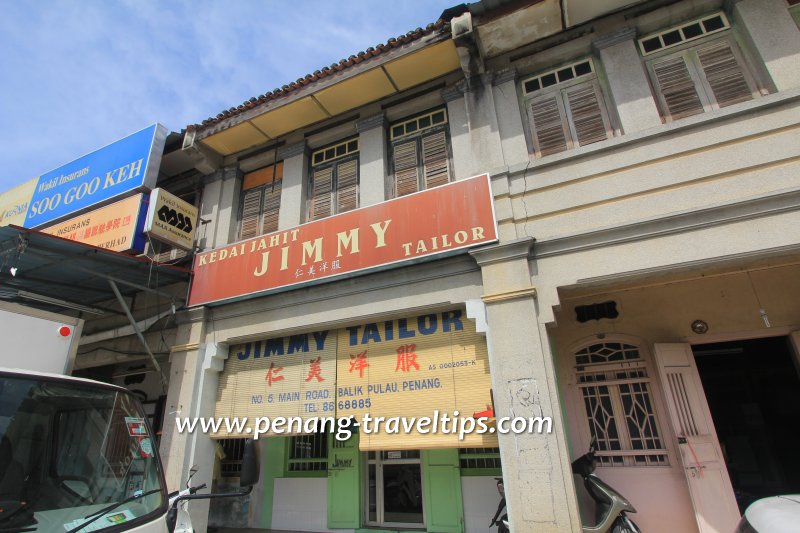 Kedai Jahit Jimmy Tailor, Balik Pulau