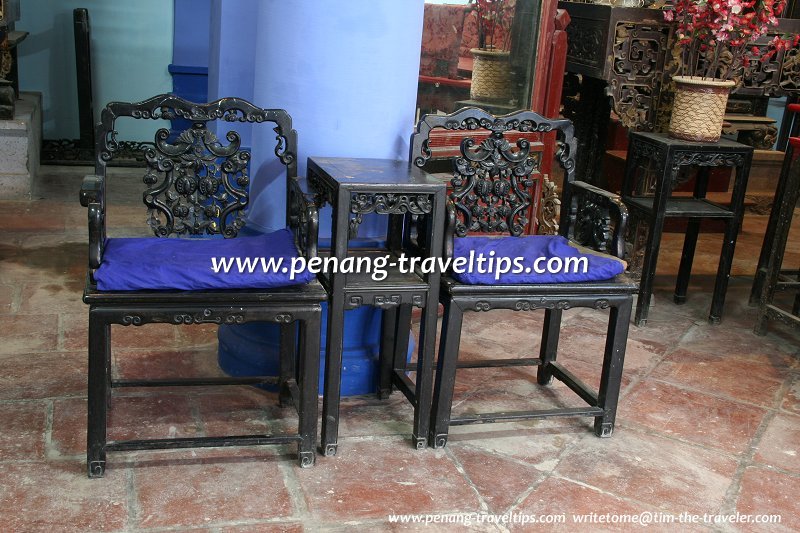 Furniture in the Kee Ancestral Hall