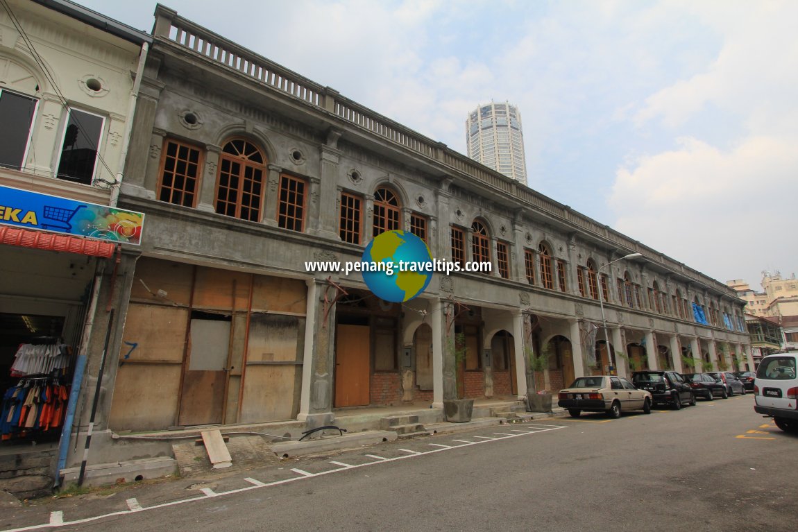 Areca Hotel during restoration