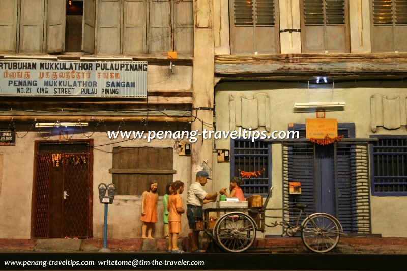 Children buying ice-cream from an old ice-cream seller on King Street