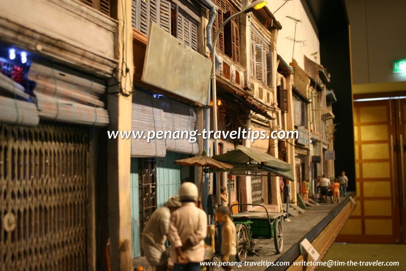 Street view of the shophouses along King Street