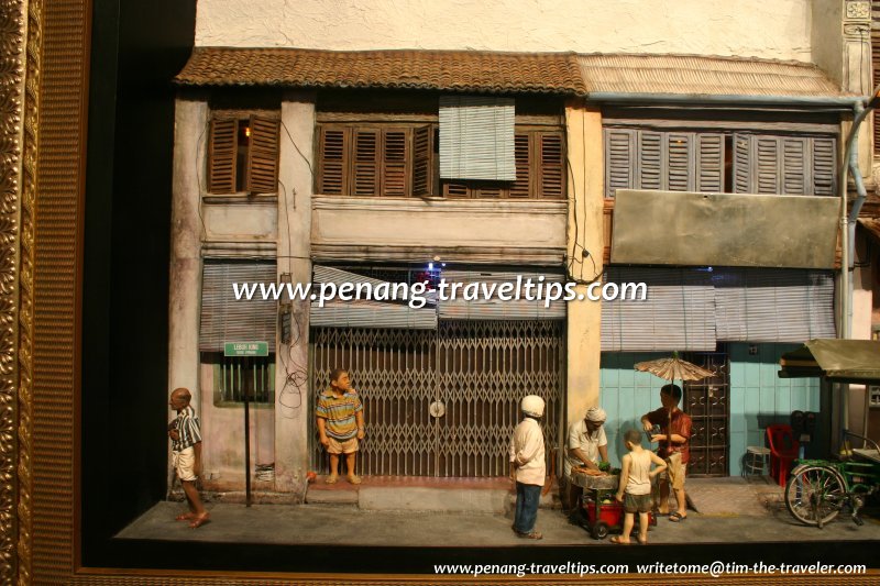 Façade of shophouses on King Street