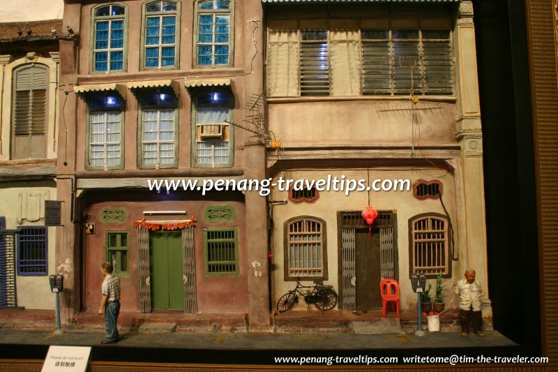 Authentic depiction of Straits Eclectic architecture of King Street