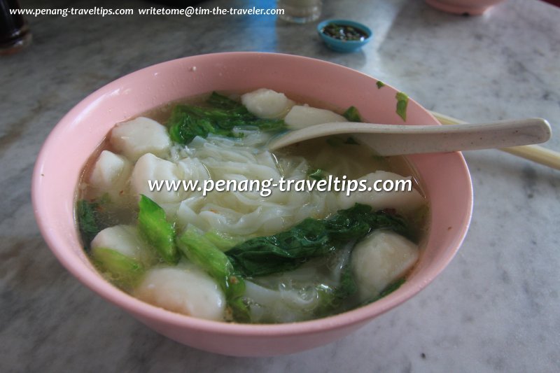 The koay teow thng of Fook Cheow Cafe