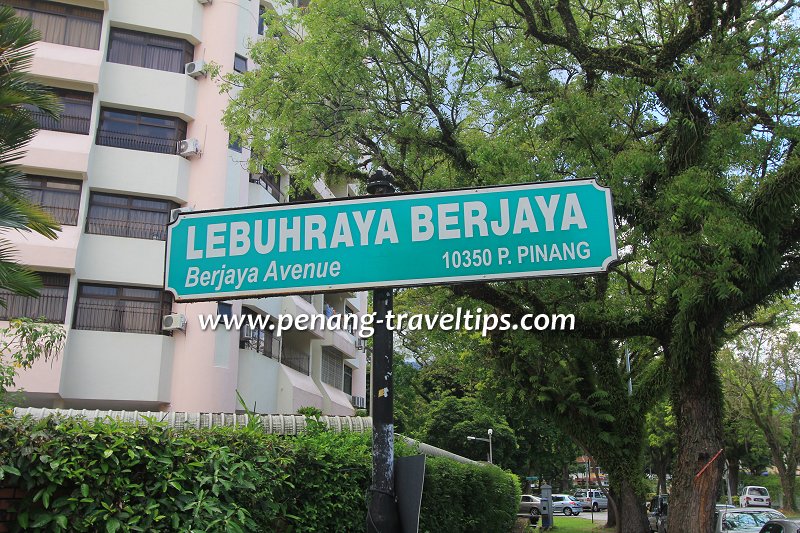 Lebuhraya Berjaya road sign