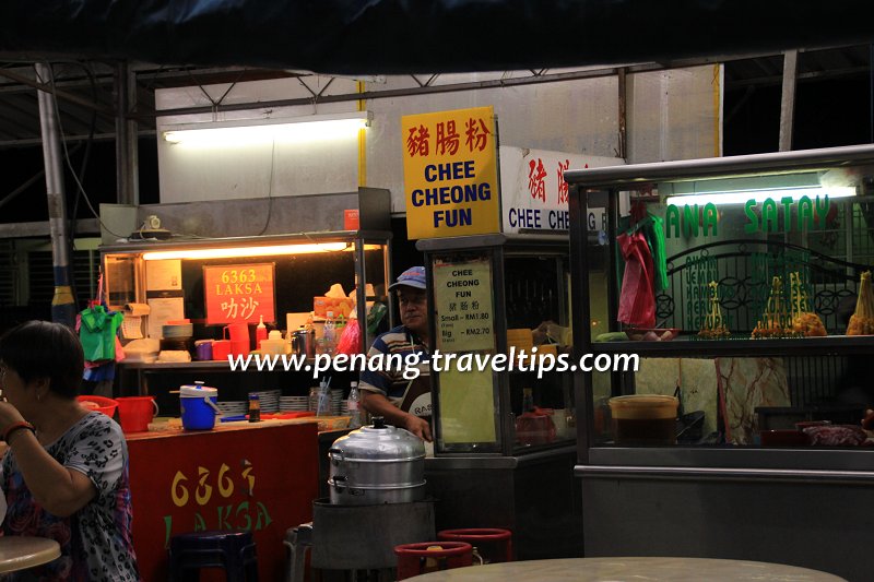 Laksa, chee cheong fun and satay at Lebuhraya Jelutong Hawker Centre