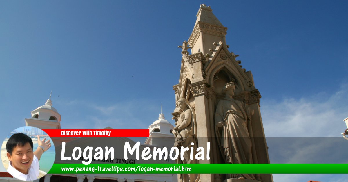 Logan Memorial, with the Penang Supreme Court in the background