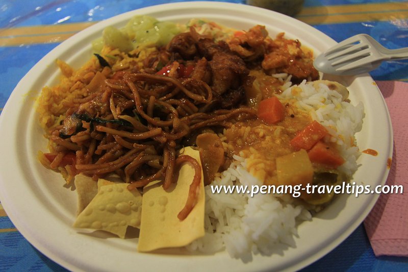 My lunch at the Annalakshmi Vegetarian Restaurant