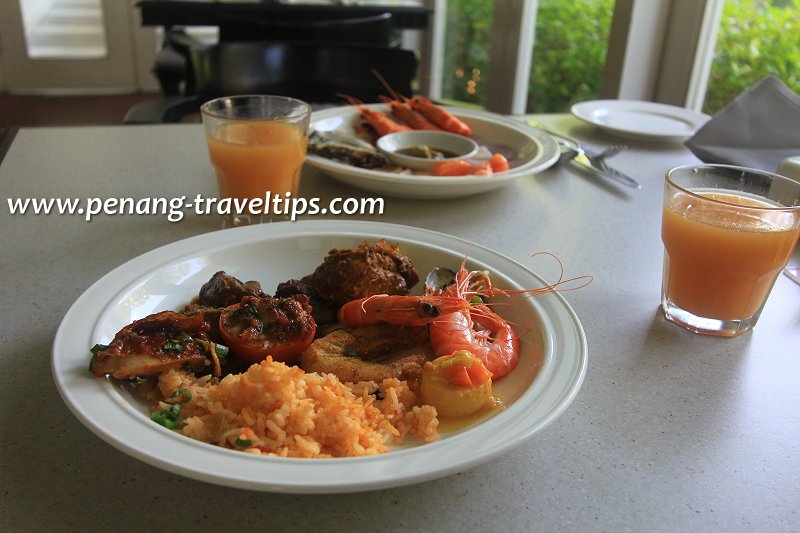 Our lunch at Lone Pine, Batu Ferringhi